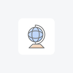 EarthSphere Navigating the Global Canvas Awesome Icon