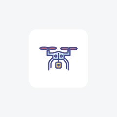 Drones Soaring Beyond Limits Outline Fill Icon