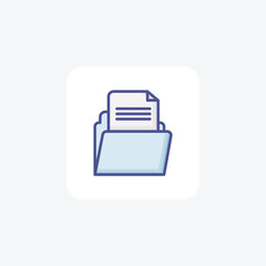 FoldEase Streamlining Your Paper Trail Outline Fill Icon