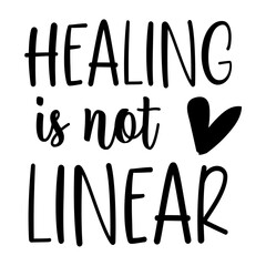 Healing Is Not Linear Svg