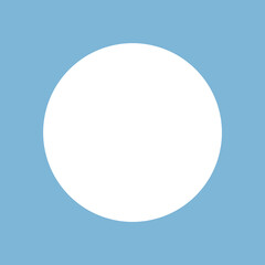 Circle Cut-Out in a Piece of Paper. Can be used as a Photo Frame.