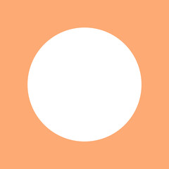 Circle Cut-Out in a Piece of Paper. Can be used as a Photo Frame.