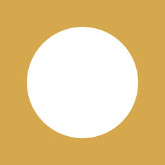 Circle Cut-Out in a Piece of Paper. Can be used as a Photo Frame.