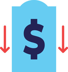 lowest price  Vector Flat Icon Illustration