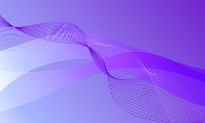 violet purple color with business lines wave curves smooth gradient abstract background