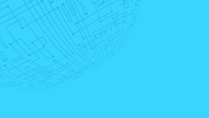  Globe Futuristic Technology Background 