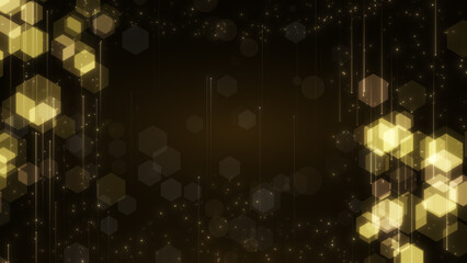 gold glitter particles abstract background, luxury concept, merry christmas and happy new year
