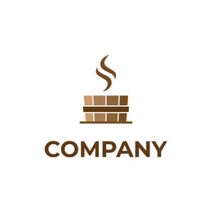 Stylish sauna or bath logo