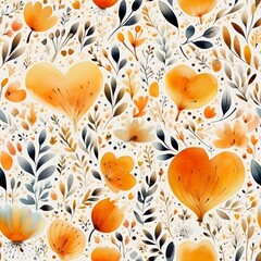 Seamless pattern. Generated AI