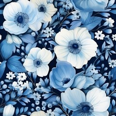 Seamless pattern. Generated AI