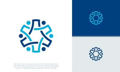 Human Resources Consulting Company, Global Community Logo.	