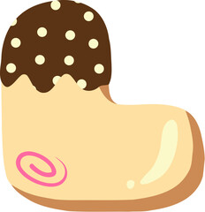 Chocolate Cake Alphabet L