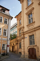 Fototapeta na wymiar Bamberg German Bavarian City Street 