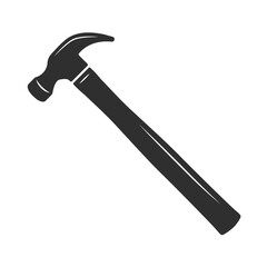 Hammer Silhouette Vector, Hammer Vector, Hammer illustration, Carpenter Vector, Mechanic silhouette, Mechanic Tools, Carpenter tools, Worker elements, Labor equipment, Labor Day, Worker day