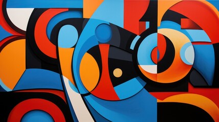 Abstract background painting art