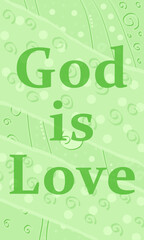 Fototapeta premium God is Love