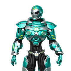 space knight in white background