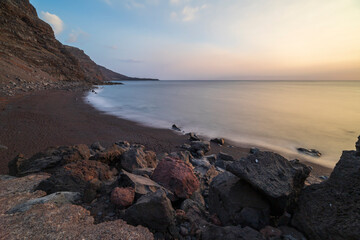 El Verodal Beach, on the northwestern coast of El Hierro, is in a marvellous setting in the municipality of La Frontera El Hierro island Canary islands Spain