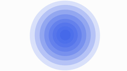 Blue circles and white background