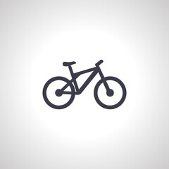 Bicycle isolated icon. Bicycle icon