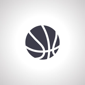 basketball ball isolated icon. basketball ball icon