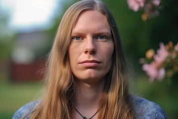 Obraz premium portrait of a proud transgendered person