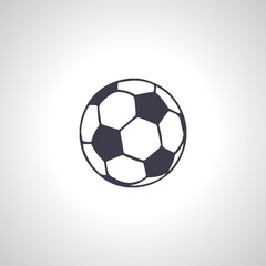 Obraz premium soccer ball isolated icon. soccer icon