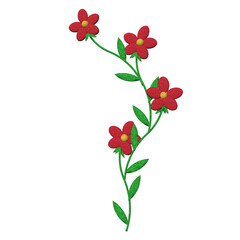 knitting flower pattern