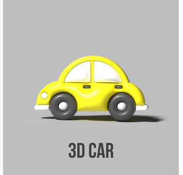 3d render image car 