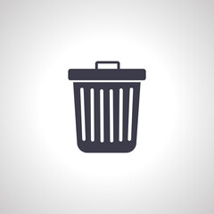 trash can icon. recycle bin icon