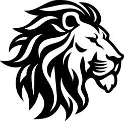 Fototapeta premium Lion - Minimalist and Flat Logo - Vector illustration