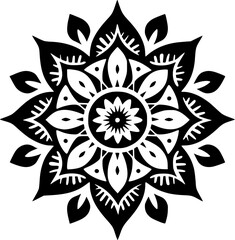 Mandala - High Quality Vector Logo - Vector illustration ideal for T-shirt graphic