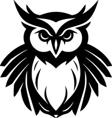 Owl - High Quality Vector Logo - Vector illustration ideal for T-shirt graphic