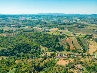 Fototapeta na wymiar Tuscany landscape of Italy