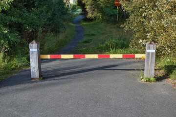 permanent road barrier