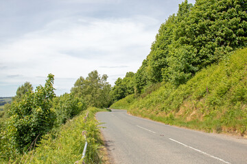 Fototapeta na wymiar Malvern hills in the Summertime.