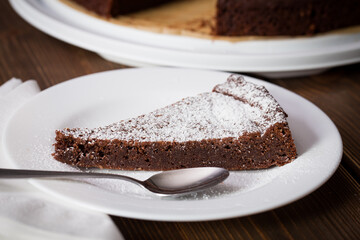 Homemade chocolate blackout cake