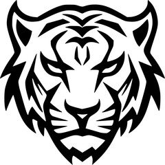 Tiger - High Quality Vector Logo - Vector illustration ideal for T-shirt graphic
