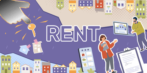 Rent Apartment Collage