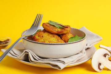Lunch tasty food concept - delicious hash browns