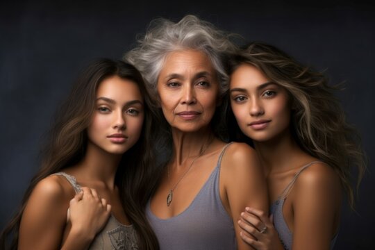 Female models all ages natural. Generate Ai