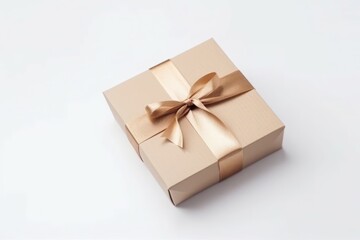 Gift box satin. Generate Ai