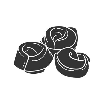 recommend clip art: Tortellini Pasta Icon Silhouette Illustration. Italian Food Vector Graphic Pictogram Symbol Clip Art. Doodle Sketch Black Sign.