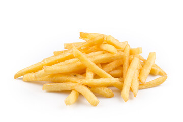 french fries isolated