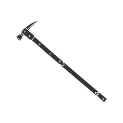 Hammer Knight Icon Silhouette Illustration. Medieval Weapons Vector Graphic Pictogram Symbol Clip Art. Doodle Sketch Black Sign.