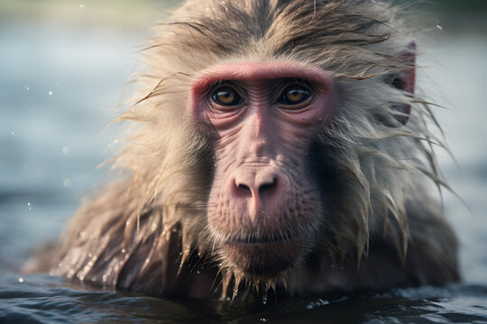 A Baboon portrait, wildlife photography