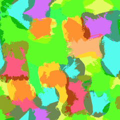 Fototapeta premium Colorful panel with imitation brush strokes with paint