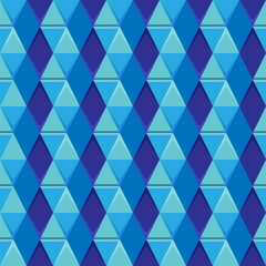 Seamless geometric pattern of triangle and rhombus for backgrounds and textures