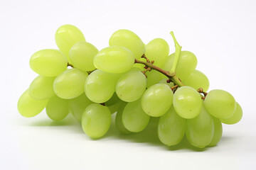 grapes isolated on white