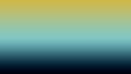 abstract  blurred of mustard , yellow , Turquoise and black solid color gradient background